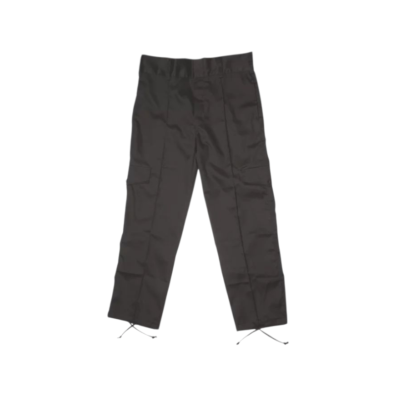 Security Trousers. Large belt loops on waistband for security belt. 2 deep slant pockets for easy access and 1 back pocket. 2 cargo pockets with button down closure. Use: for the Military, Paramedic and Security industries.
